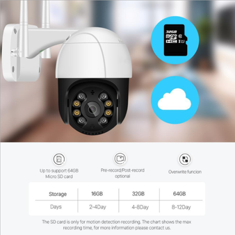 LE-IW502PTZ (3.6) ELLE Уличная поворотная IP-камера, 3.6мм V380PRO, 5Mп, Wi-Fi