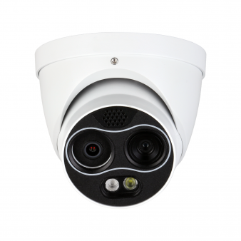 DHI-TPC-DF1241-B2F2-DW-S8 Dahua Двухспектральная тепловизионная купольная IP-камера, 2мм/2мм
