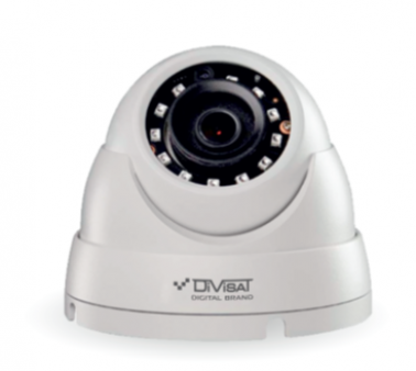 DVI-D232A POE LV Divisat LV Купольная уличная IP-камера, 2.8мм, 3Mп, ИК, PoE