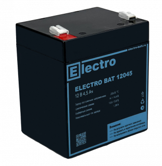ELECTRO ВАТ 12045 AGM аккумулятор, 12В, 4.5Ач