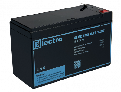 ELECTRO ВАТ 1207 AGM аккумулятор, 12В, 7Ач