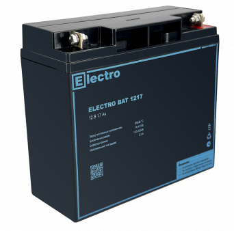 ELECTRO ВАТ 1217 AGM аккумулятор, 12В, 17Ач
