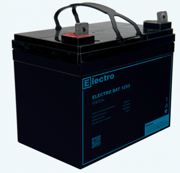 ELECTRO ВАТ 1233 AGM аккумулятор, 12В, 33Ач