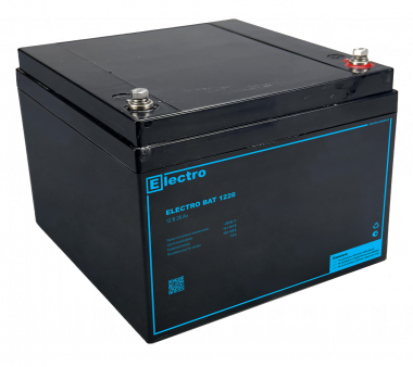 ELECTRO ВАТ 1226 AGM аккумулятор, 12В, 26Ач