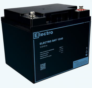ELECTRO ВАТ 1240 AGM аккумулятор, 12В, 40Ач