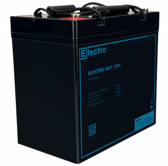 ELECTRO ВАТ 1255 AGM аккумулятор, 12В, 55Ач