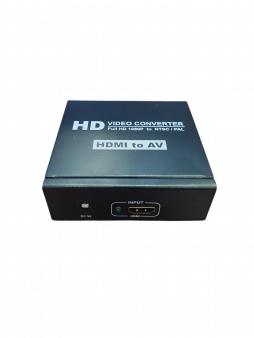 Mini HDMI-AV конвертер HDMI в CVBS+Audio