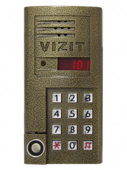 БВД-SM101TCPL VIZIT Блок вызова домофона, встроенная телекамера