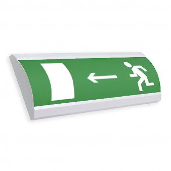 Люкс-24 надпись "Человек, стрелка влево, дверь" Электротехника и Автоматика Оповещатель охранно-пожарный световой (табло)