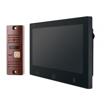 CTV-DP3713 Astra Plus (черный+медь) Комплект видеодомофона