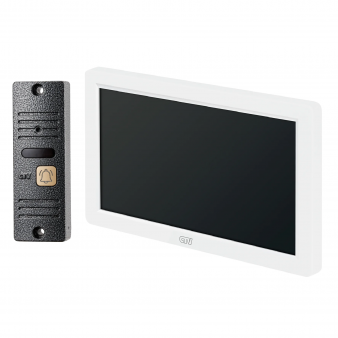 CTV-DP3722 Spectrum (белый+серебро) Комплект видеодомофона