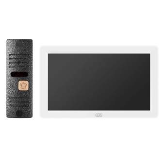 CTV-DP3722 Spectrum (белый+серебро) Комплект видеодомофона