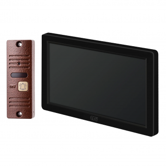 CTV-DP3722 Spectrum (черный+медь) Комплект видеодомофона