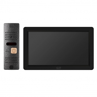 CTV-DP3722 Spectrum (черный+серебро) Комплект видеодомофона