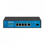 ST-S42POE (4G/1G/1S/65W/А) PRO (версия 4) SPACE TECHNOLOGY PoE коммутатор на 6 портов