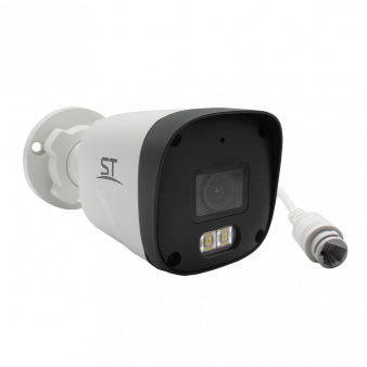 ST-SK2507 Dual Light TOWN SPACE TECHNOLOGY Уличная цилиндрическая IP-камера, 2.8мм, 2Mп, ИК, PoE, микрофон