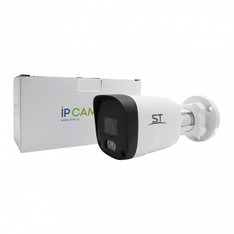 ST-SK2507 Dual Light TOWN SPACE TECHNOLOGY Уличная цилиндрическая IP-камера, 2.8мм, 2Mп, ИК, PoE, микрофон