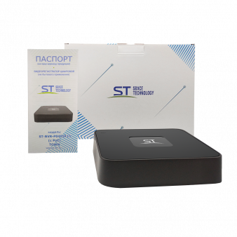 ST-NVR-P0405K15 SPACE TECHNOLOGY IP Видеорегистратор на 4 канала, PoE