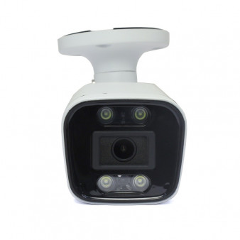 AC-IS502MFSX Amatek Уличная цилиндрическая IP камера, 2.8мм, ИК+LED, PoE, 5Мп, микрофон