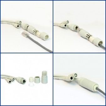 AC-IS502MFSX Amatek Уличная цилиндрическая IP камера, 2.8мм, ИК+LED, PoE, 5Мп, микрофон