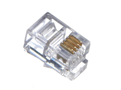 Коннектор RJ-09 (4P4C) (нож с 2-мя зубцами) NETKO Optima