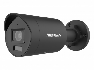 DS-2CD2047G2H-LIU (2.8mm) (BLACK) Hikvision Уличная цилиндрическая IP камера, 2.8мм, ИК, 4Мп, PoE