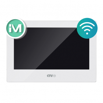 CTV-iM Cloud 7 (iM740W NG) (белый) Монитор видеодомофона с 7" сенсорным дисплеем, Wi-Fi