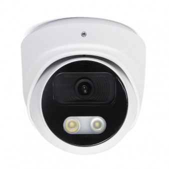 AC-IDV402ME (7010950) Amatek Купольная антивандальная IP камера, 2.8мм, 4Мп, ИК, PoE, микрофон