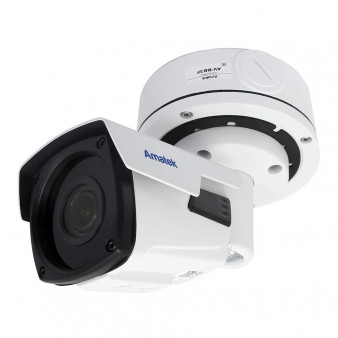 AC-IS506VE (2.8-12) (7010719) Amatek Уличная цилиндрическая IP камера, 2.8-12мм, ИК, PoE, 5Мп, видеоаналитика