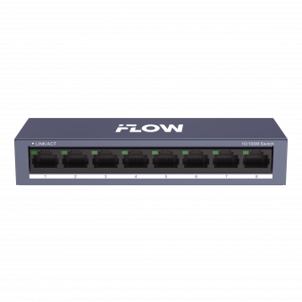 F-SW-EU208-O iFlow Неуправляемый 8-портовый коммутатор