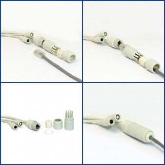 AC-IS502MF (7010931) Amatek Уличная цилиндрическая IP камера, 2.8мм, ИК+LED, PoE, 5Мп, микрофон