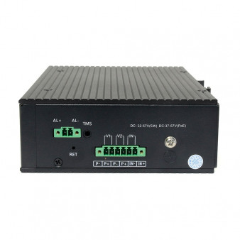 AN-SXGM12P8S Amatek Промышленный 12-портовый управляемый L2+ гигабитный коммутатор с HiPoE до 360Вт