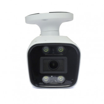 AC-IS802MFSX (2.8) Amatek Уличная цилиндрическая IP камера, 2.8мм, 8Мп, ИК+LED, PoE, микрофон