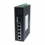 AN-SXGM6P4 (7001013) Amatek Управляемый L2+ промышленный 6-портовый коммутатор, HiPoE, 180Вт