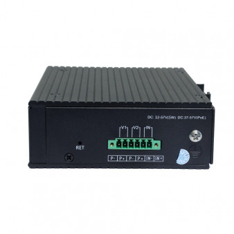 AN-SXGM6P4 (7001013) Amatek Управляемый L2+ промышленный 6-портовый коммутатор, HiPoE, 180Вт