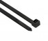 Стяжка кабельная (хомут) 300х4.8мм EKF черная, нейлоновая (100 шт.) (plc-cb-4.8x300)