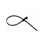 Хомут-стяжка 200x4.3мм Rexant, нейлоновая, под винт, черная (100 шт.) (07-0205)