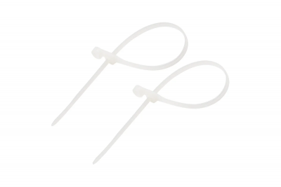 Стяжка под винт 150x3.6мм Rexant, нейлоновая, белая (100 шт.) (07-0154)