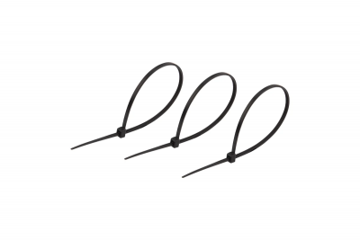 Хомут-стяжка кабельная 150x2.5мм Rexant, нейлоновая, черная (100 шт.) (07-0151)