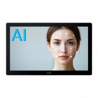 CTV-M4108 AI черный Монитор цветного видеодомофона 10", распознавание лиц, детекция человека