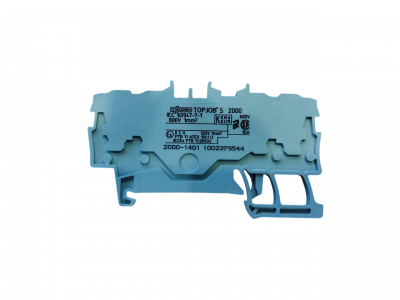 Клемма 4-проводная проходная на DIN рейку 2002-1401 WAGO