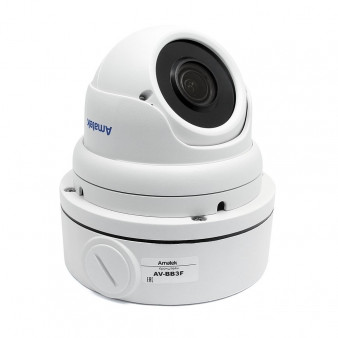 AC-IDV403VA (7010897) Amatek Уличная купольная IP камера, 2.8-12мм, 4Мп, ИК, PoE, microSD