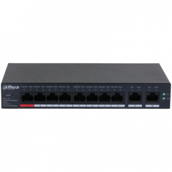 DH-CS4010-8ET2GT-110 Dahua 8-портовый гигабитный PoE коммутатор