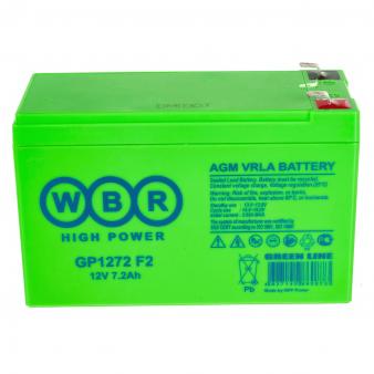 WBR GP1272 Аккумулятор для ИБП 12 В, 7.2 А*ч