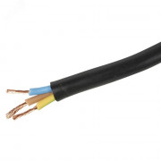 ПВСнг(А)-LS 2х1.5+1х1.5 Элпрокабель Кабель силовой ГОСТ, чёрный, бухта 100м