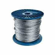 Трос DIN 3055 Крепдил, 4 мм, стальной, покрытие цинк, 200 м