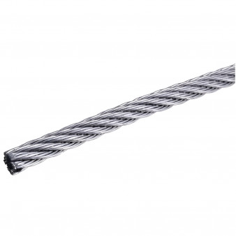 Трос DIN 3055 Крепдил, 4 мм, стальной, покрытие цинк, 200 м