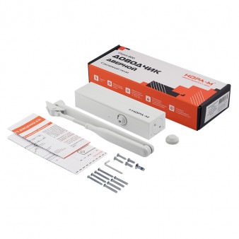 830 BC НОРА-М (белый) Доводчик морозостойкий до 150кг