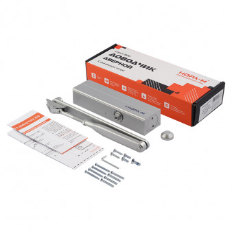 830 BC НОРА-М (серебро) Доводчик морозостойкий до 150кг