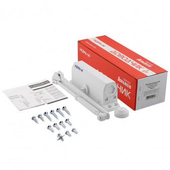 НОРА-М 450 ISPARUS (белый) Доводчик морозостойкий до 170кг